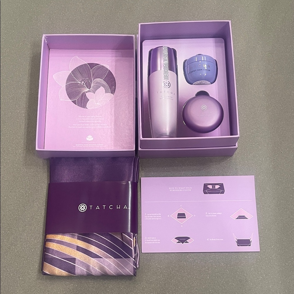 Tatcha 3 piece Gift Set with new in box